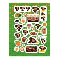 Наклейки &laquo;Чебурашка. Апельсиновый переполох&raquo;, 150 наклеек