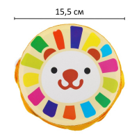 Музыкальная игрушка &laquo;Барабан&raquo;, с рисунком, цвета микс, бумажная мембрана