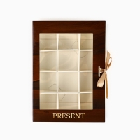 Коробка под 12 конфет с ячейками &laquo;Дерево&raquo; 18.5 х 13.5 х 3.5 см