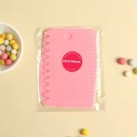 Набор шпателей кондитерских Доляна, 3 предмета: 12&times;8 см, 11&times;7.5 см, 8.8&times;12.2 см, МИКС