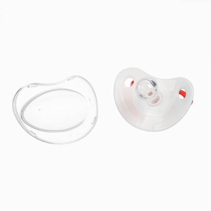 Набор: Соска - пустышка с держателем «Коала», классичекая, +6 мес, цвет коралловый Набор: Соска - пустышка с держателем «Коала», классичекая, +6 мес, цвет коралловый