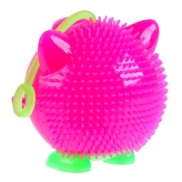 Ёжка &laquo;Котик&raquo; световой с пищалкой, цвета МИКС