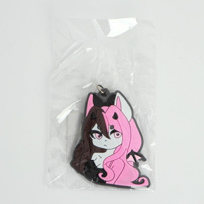 Брелок для ключей , резиновый, аниме &laquo;Чиби&raquo;, 6,2 х 5,3 см