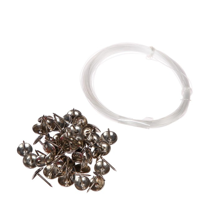 Комплект для обивки дверей 110 &times; 205 см: иск.кожа, поролон 3 мм, гвозди, бежевый, &laquo;Эконом&raquo;