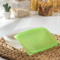 Набор контейнеров &laquo;Трио&raquo;, 3 шт, 700 мл, цвет прозрачный, крышка МИКС