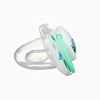 Соска - пустышка ортодонтическая &laquo;Птички&raquo;, +6 мес., цвет зеленый