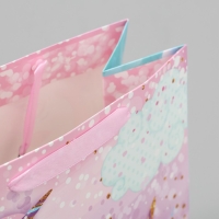 Пакет подарочный ламинированный вертикальный, упаковка, &laquo;Розовые мечты&raquo;, ML 23 х 27 х 11,5 см