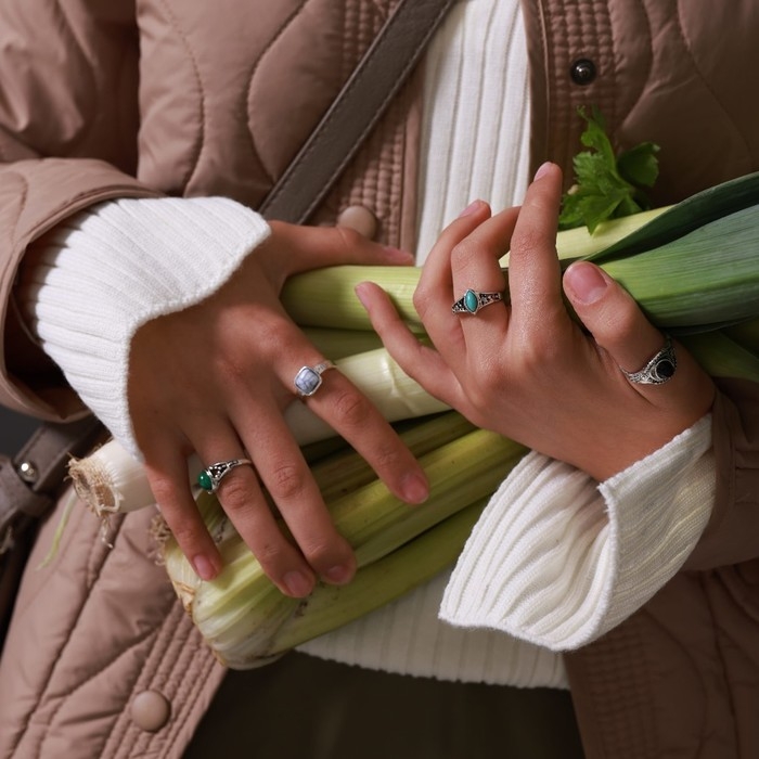 Кольцо &laquo;Натурель&raquo; Артемида, размер МИКС, цвет МИКС