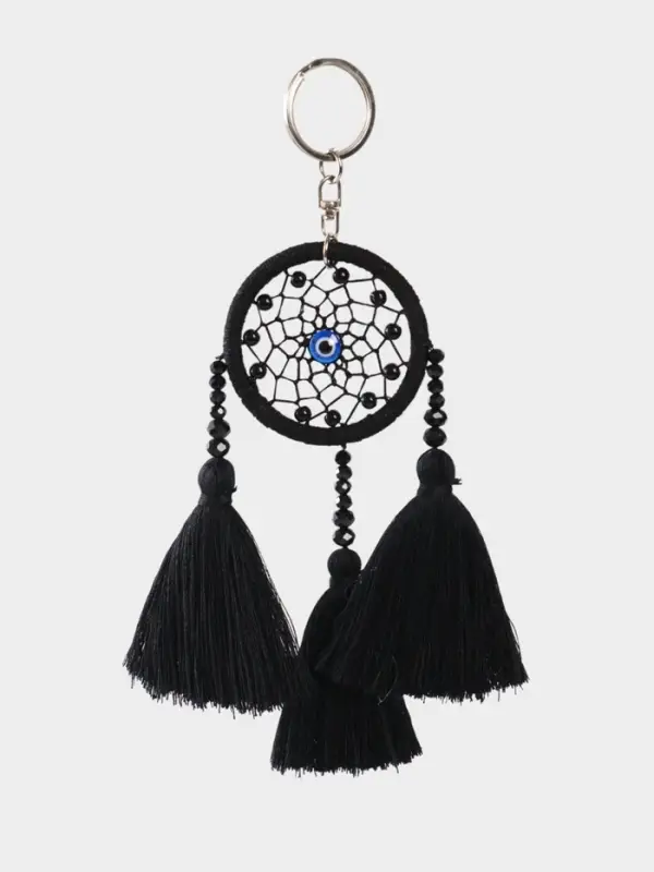 Брелок "Ловец снов" 17 см, цв. чёрный