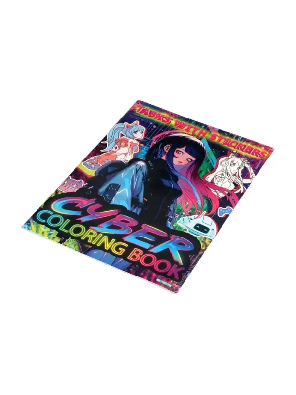 CYBER anime coloring book