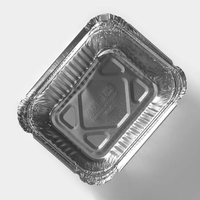 Форма из фольги для выпечки и запекания Доляна, 255 мл, 12&times;9,5&times;4 см, 100 шт/уп