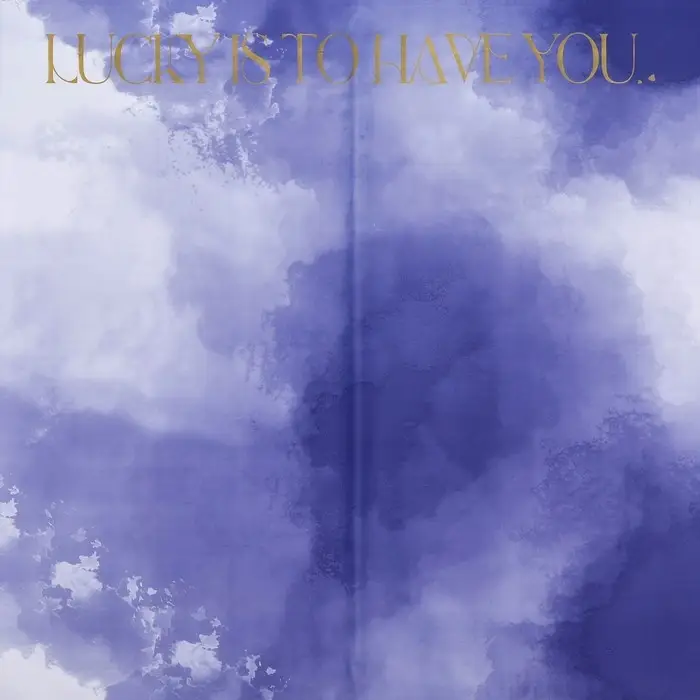 Пленка для цветов матовая, &laquo;Акварель&raquo;, 57&times;57 см, синий