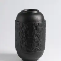 Ваза &laquo;Дульчи&raquo;, 19.5&times;11 см, керамика, чёрная