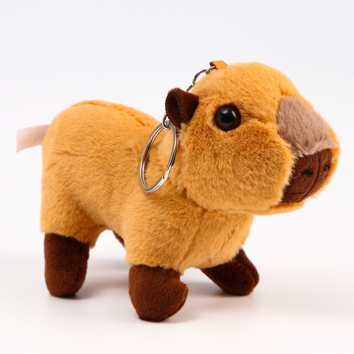 Мягкая игрушка &laquo;Капибара&raquo; на брелоке, 14 см