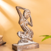 Сувенир "Изящество" дерево 20х10х35 см, цв. коричневый