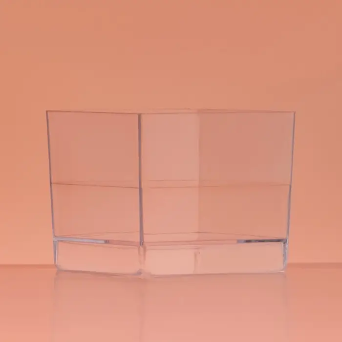 Форма пластиковая одноразовая для фуршета &laquo;Куб&raquo;, 60 мл, прозрачная