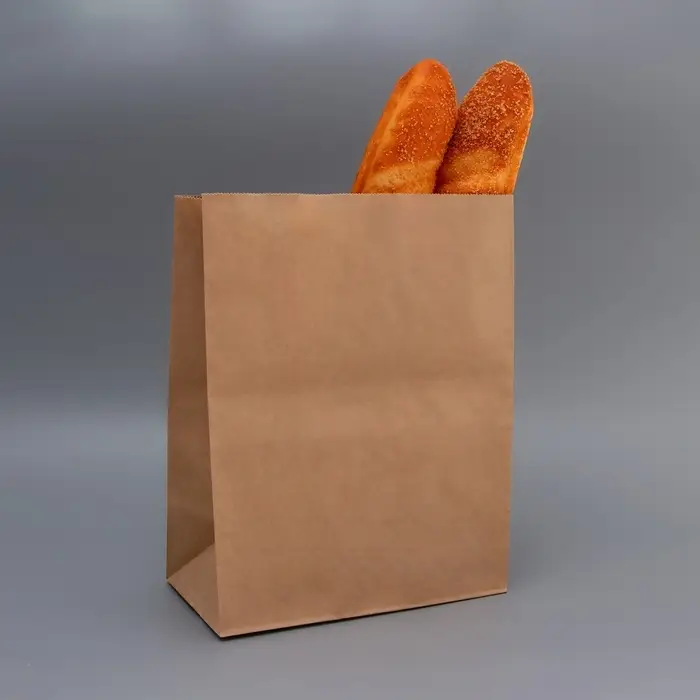 Пакет крафт бумажный фасовочный, прямоугольное дно 26&times;15&times;34 см