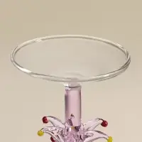 Бокал для шампанского "Елочный", розовый 6х25 см