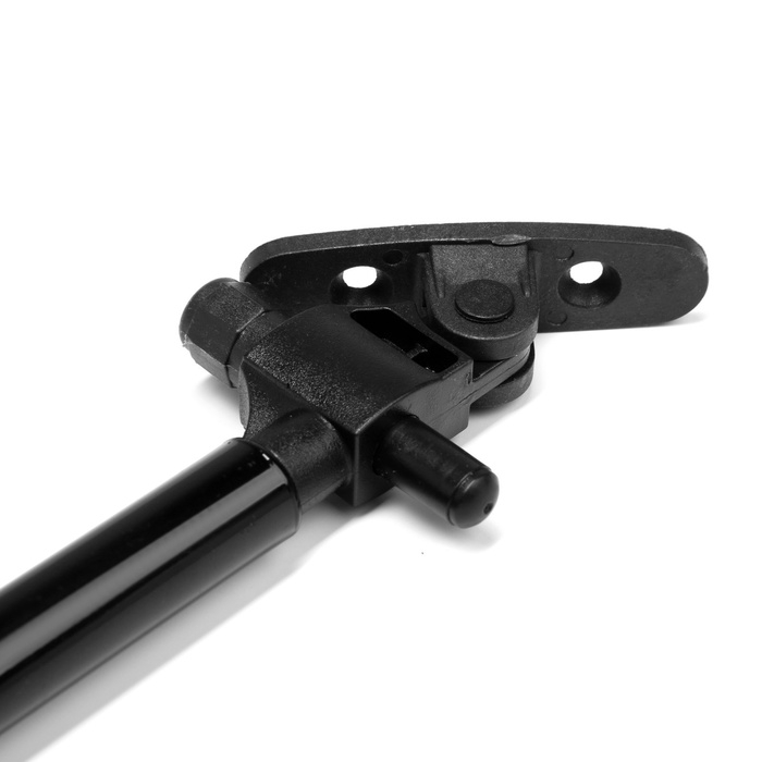 Газовый лифт ТУНДРА GG100BL, 100N, с доводчиком, цвет черный, 2 шт TMP