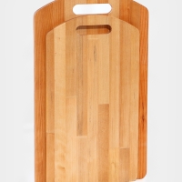 Набор досок разделочных 2 шт 30x18x0,8 см и 35x22x0,8 см, береза, пропитана мин маслом