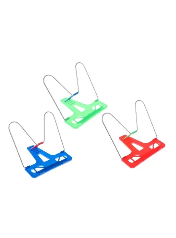 Подставка для книг "Отличный выбор", с пластиковым упором, эконом, МИКС