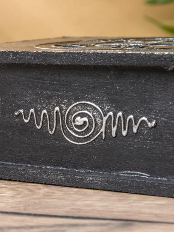 Шкатулка "Цветок жизни" 19х15х7 см, МДФ