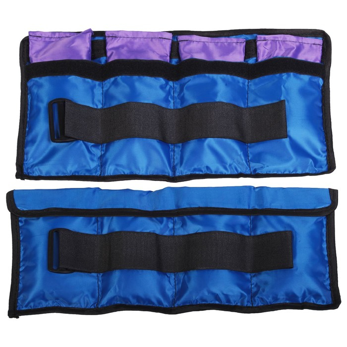 Утяжелители ONLYTOP, со сменным весом, 2 шт. &times; 1 кг, цвет МИКС