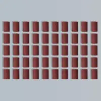 Насадки для педикюра, 100 шт, абразивность 180, в футляре