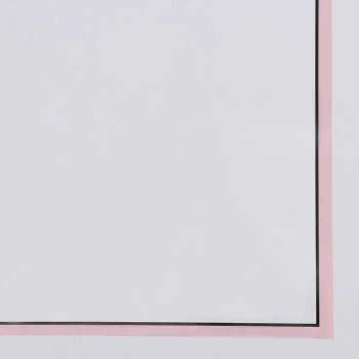 Плёнка для декора и флористики, розовая, универсальная, без рисунка, лист 1 шт., 58&times;58 см