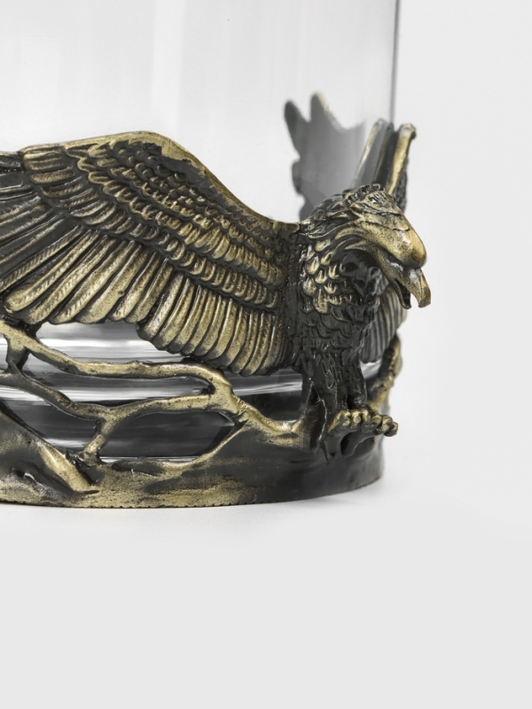 Стакан "Орёл", мельхиор