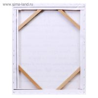 Картина на холсте "Правила кухни" 40х50 см