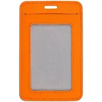 Чехол для пропуска Shall Simple, оранжевый
