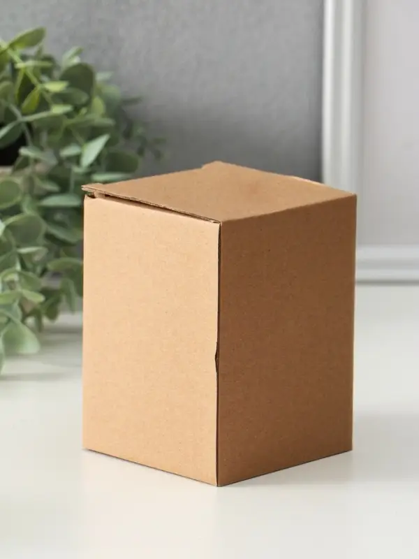 Шкатулка керамика "Золотой филин" розовая 8х8х12 см