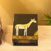 Шкатулка "Жираф" 19х15х7 см, МДФ