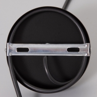 Светильник "Тень" 1х40Вт Е27 черный 20х20х19(+100)см