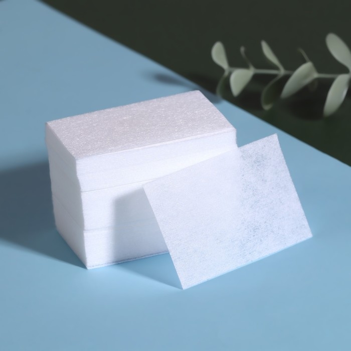 Салфетки для маникюра, безворсовые, 100 шт, 6 &times; 4 см