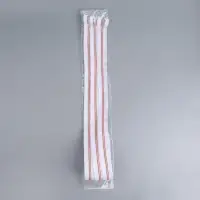 Молния &laquo;Спираль&raquo;, №5, разъёмная, замок автомат, 70 см, белая, красная