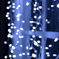 Гирлянда &laquo;Занавес&raquo; 2 &times; 1.5 м, IP44, УМС, белая нить, 360 LED, свечение белое, 220 В
