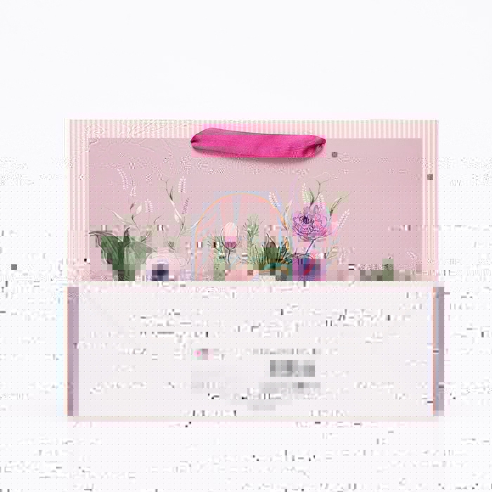 Пакет подарочный "Цветочное настроение. Букет №4",  32 х 26 х 12 см