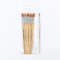 Кисть нейлон № 8, круглая