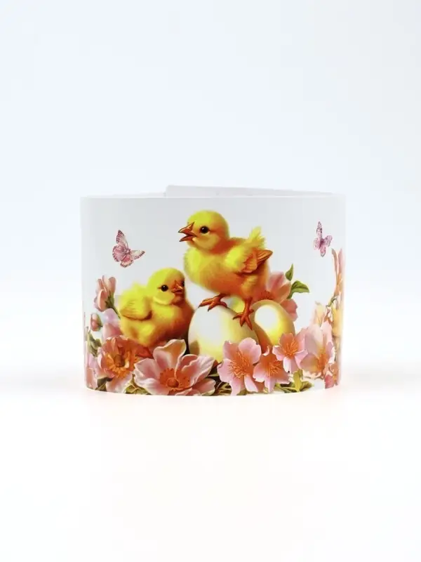 Форма ободок для кулича на Пасху &laquo;Цыплята&raquo;, 24&times;5 см