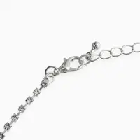 Набор 2 предмета: серьги, колье &laquo;Вечерний шик. Капля&raquo;, бело-красный в серебре