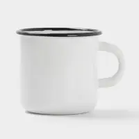 Кружка  0,25 л белая (без декора)