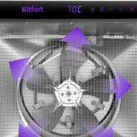 Сушилка электрическая для овощей и фруктов КТ-4956 - 675 Вт