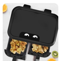 Аэрогриль электрический с 2 чашами 1400 Вт