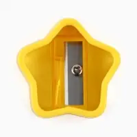 Точилка-звезда, цвет желтый, размер 3,5*3,5см