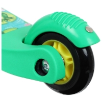 Самокат GRAFFITI &laquo;В лесу&raquo;, колёса PU 110/80 мм, ABEC 7, цвет зелёный