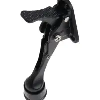 Фиксатор дверной LOCKLAND &ldquo;козья ножка&rdquo;, с автоподъемом, цвет черный