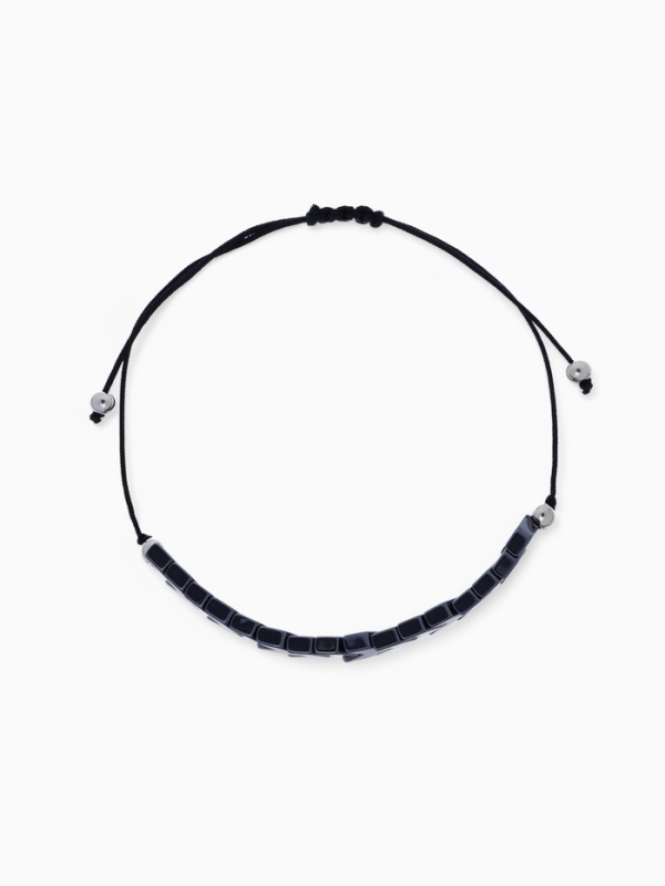 Браслет-оберег &laquo;Гематит&raquo; ассорти форм (неделимая фасовка 12 шт., цена за шт.), цвет серый