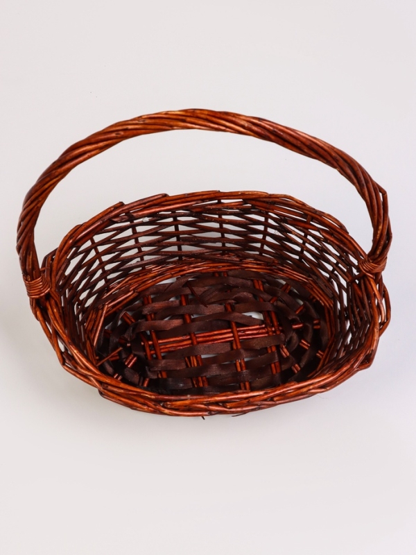 Набор корзин плетеных 50х42х15, 43х36х14, 37х30х12, 32х24х10, 26х20х9 см